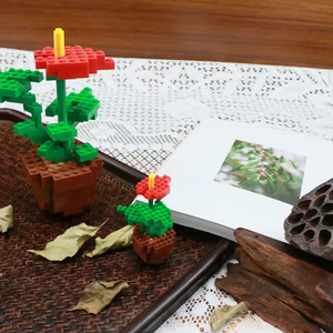 Productos ecológicos 2021 ABS micro bloques juguetes 2020 planta Serie educativa DIY mini nanobloques - Product Image 5