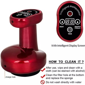 Electric Scraping and Cupping <b>Massager</b> Vaccum Massage Cup Set for Guasha Nagative Pressure Meridian Dregde Body Slim - Product Image 6