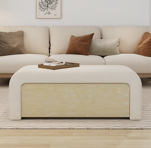 Banco Moderno Convertible y Ajustable Tapizado con Cajón para Dormitorio, Sala de Estar y Oficina en Casa - Product Image 4