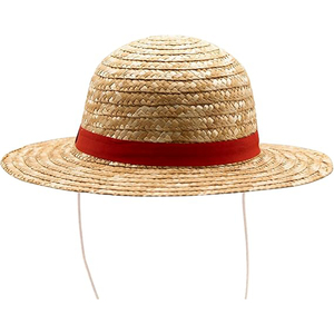 <span class=keywords><strong>Chapeau</strong></span> <span class=keywords><strong>de</strong></span> <span class=keywords><strong>paille</strong></span> style <span class=keywords><strong>Luffy</strong></span> pour <span class=keywords><strong>cosplay</strong></span>, <span class=keywords><strong>chapeau</strong></span> <span class=keywords><strong>de</strong></span> soleil à large bord pour l'été avec protection UV - Product Image 1