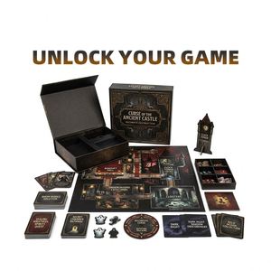 เกมกระดาน SAMFINE Educational Curse of the Ancient Castle พร้อมจิ๊กซอว์และชิ้นส่วนกระดาษแข็ง สำหรับผู้เล่น 2 คน - Product Image 2