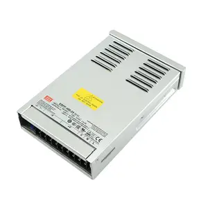 MEANWELL发光二极管电源12v 400瓦ERPF-400-24电源24v交流Dc传输，用于室外发光二极管显示器