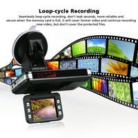 NOVUS NDC018 Détecteur anti-radar en gros, caméra embarquée 720P, enregistrement en boucle, bouton silencieux, capteur G, triple objectif 4K