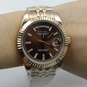 Custom Brand <b>Men's</b> Japan MIYOTA 8285 Automatic Mechanical <b>Watch</b> Sapphire Crystal Stainless Steel <b>Watch</b> - Product Image 5