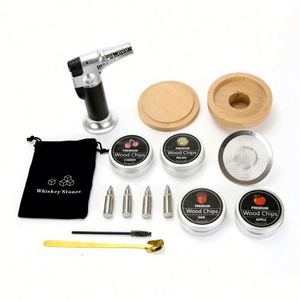 Design Travel Whiskey Smoker <b>Kit</b> | Compact & Portable Cocktail Smoking Set | Custom Logo for Outdoor & Camping - Product Image 5