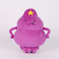 Peluche personnalisée avec logo Adventure Time, jouet d'aventure, personnage de dessin animé, grenouille verte, console de jeu bleue, poupée en peluche, oreiller