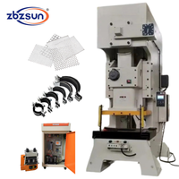 Presse à poinçonner pneumatique automatique de 80 tonnes avec alimentation servo pour la production de mailles perforées en métal