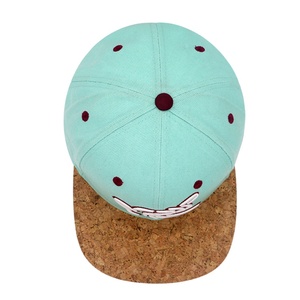 หมวกแก๊ปฮิปฮอปแบบปรับแต่งได้ 6 แผง สีดำ หมวกแก๊ปแบบ Snapback 7 แผง พร้อมโลโก้สั่งทำ - Product Image 1
