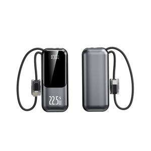 Mini Banco de Energía Portátil de 10000 mAh, PD22.5W, Pantalla LCD, Carga Rápida, Características para Uso en Exteriores, Cargador de Emergencia de Bolsillo, Soporte para Teléfono - Product Image 2