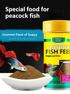 Alimento especial flotante para peces pequeños para Guppies, golosinas tropicales sin granos para mascotas en bolsas de alimentación abierta - Product Image 2