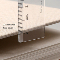 Carnet de croquis LABON, reliure spirale rétro, couverture rigide en lin, 120 pages, 160 g/m², rechargeable, pour dessin artistique, papeterie, école