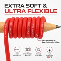 Câble en silicone 4AWG 6AWG 8AWG 600V flexible haute intensité pour chargeur de VE et stockage d'énergie – Fournisseur fabricant
