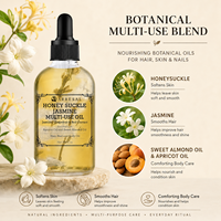 Huile de massage aux graines pour visage, cheveux, corps et ongles, parfum herbal, 120 ml, naturelle, végétalienne, OEM ODM, huile essentielle pressée à froid, 100 % pure
