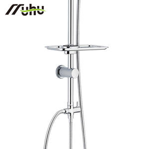 Venta al por Mayor de Artículos Populares en Turquía, Juego de Ducha de Lluvia Redonda de Acero Inoxidable, Mezclador de Grifería para Baño, Juego de Ducha de Lluvia - Product Image 4