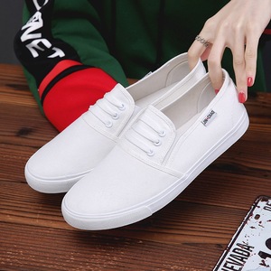 Factory Direct <strong>Wholesale</strong> Classic Low Cut Flat Plain <strong>Blank</strong> White Black Casual <strong>Canvas</strong> Shoes <strong>Sneakers</strong> for Men Zapatos - Product Image 2