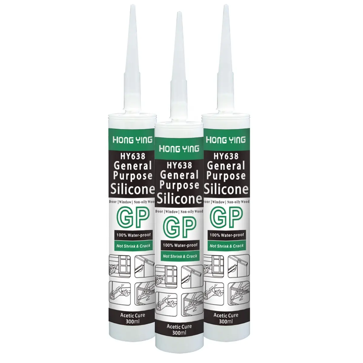 Sealant Silikon 300 Gp 100% Ml