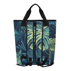 Sac isotherme extra large pour le déjeuner, motif floral tropical hawaïen, idéal pour transporter des aliments chauds, sac de livraison pour livreurs - Product Image 3