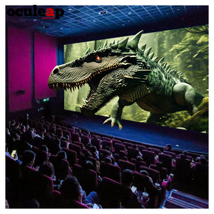 <span class=keywords><strong>Cine</strong></span> VR Grande, Simulador de <span class=keywords><strong>Cine</strong></span> <span class=keywords><strong>3D</strong></span> 9D sin Gafas, Entretenimiento AR/VR, 12/24 Asientos, Simulador de Montaña Rusa 5D, <span class=keywords><strong>Cine</strong></span> Volador 7D - Product Image 4