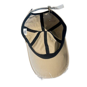 Gorra de béisbol de mezclilla lavada con visera ancha para <span class=keywords><strong>mujer</strong></span>, nueva moda, gorra snapback lavada con personalidad para otoño y primavera - Product Image 5