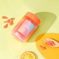 Pot en verre cylindrique rond de 100 ml et 200 ml pour capsules et poudres fines, bouteille en verre colorée à large ouverture et opaque pour comprimés