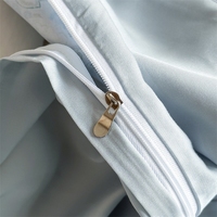 Parure de lit 4 pièces 100 % coton pour l'été, certifiée OEKO-TEX, 300 fils, drap-housse à poches profondes, écologique, pour hôtels et maisons