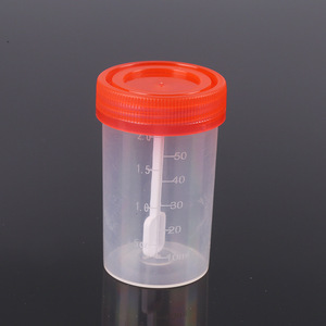 Jiangsu Datang Medical Sample Cup 15ml Screw Cap With Spoon For Stool Urine Testing - Product Image 4