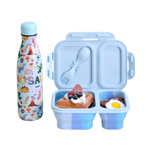 Odm Cute Design Kids Lunch Box Set Back To School Bpa Free Benton Box With Vacuum Bottle