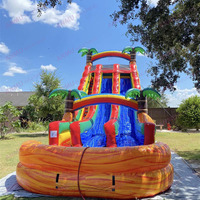 Château Gonflable Géant Aquatique d'Été pour Aires Scéniques Extérieures, Piscine de Jeu pour Fêtes d'Enfants, Modèle Gonflable Rebondissant, Fabricant de Jouets