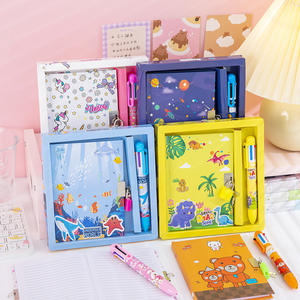 Cuaderno Portátil Espiral de Hojas Sueltas Personalizado de 40 Hojas con Diseño de Dibujos Animados, Suministros Escolares, Bloc de Notas, Bolígrafo y Diario Kulomi para Niños - Product Image 6