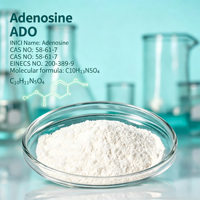 Adénosine 99% CAS 58-61-7 Nucleoside purine Ingrédient cosmétique Soin de la peau Soin des cheveux Double usage
