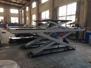 Eco-way 100% Original de alta calidad <span class=keywords><strong>5000KG</strong></span> elevadores de tijera de doble nivel de coche para plataforma de tijera elevadora de alineación de cuatro ruedas - Product Image 6