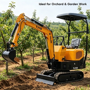 Mini Excavadora Mejorada de 1 Tonelada en Oferta, para Granjas, Jardines, Construcción en Interiores, Paisajismo - Product Image 6