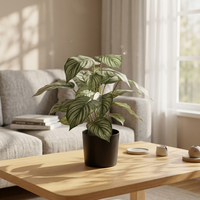 Feuilles de Monstera artificielles, grandes et réalistes, verdure tropicale, plante artificielle pour la décoration de la maison et du salon