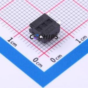 GT-TC120B-H050-L1 Tactile Switch SMD-4P,6.2x6.2mm Switch Single Pole Single Throw Round Button 2.5N Vertical Mount - Product Image 2