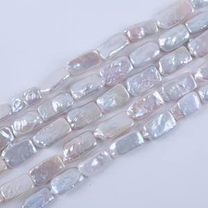 Perlas Barrocas Naturales de Agua Dulce de 11-12 mm, Perlas Sueltas con Orificio Recto de Doble Cara para Hacer Collares y Pulseras, Venta al por Mayor - Product Image 2