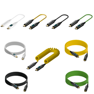 PD 100W <span class=keywords><strong>USB</strong></span> 3.2 Tip-C Kablo 8K60Hz Yaylı <span class=keywords><strong>USB</strong></span>-C Hızlı Şarj Kablosu Emark Çipli Tam Fonksiyonlu <span class=keywords><strong>OTG</strong></span> Kablosu Dizüstü Bilgisayar Cep Telefonu için - Product Image 3