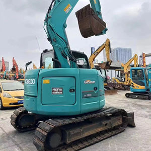 Kobelco sk75sr escavadeiras usadas sk75sr Escavadeiras de lagartas sk75sr mini escavadeiras 7ton Preço baixo Boa qualidade Retroescavadeira - Product Image 1