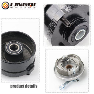 Moyeu de roue moto <span class=keywords><strong>frein</strong></span> à <span class=keywords><strong>tambour</strong></span> 50 avant <span class=keywords><strong>arrière</strong></span> couverture Pad chaussure pédale bloc plaquettes pour ATV Pit Dirt Bike - Product Image 3