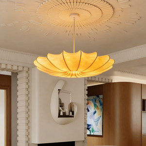 Lustre suspendu rond E27 à six têtes, lampe blanche à économie d'énergie pour salon, chambre à coucher, décoration de la maison - Product Image 1