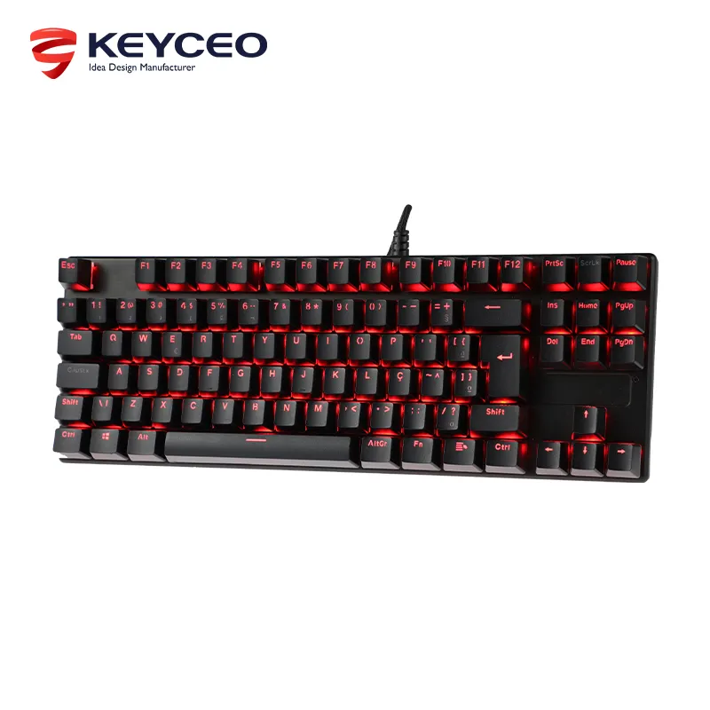 87-key full-key anti-ghosting RGB mechanical keyboard gamer office user Notebook Desktop Computer Latest Gaming Keyboards