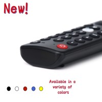 Control Remoto Universal Inteligente Personalizado de Fábrica, 45 Botones, Color Negro y Blanco, ABS, Repuesto para TV LCD LED Inteligente
