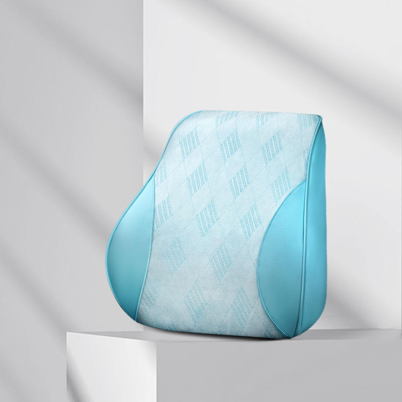 Support lombaire en mousse à mémoire de forme - Bleu