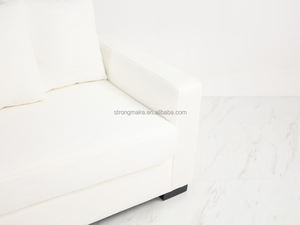 उच्च गुणवत्ता वाले डिजाइनर सफेद कपड़े बैठने कमरे इनडोर लाउंज सूट कोने के कमरे के कमरे के घर फर्नीचर अनुभागीय सोफा - Product Image 5