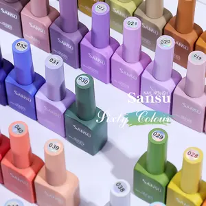 Sansu 60 Colors Gel Nail Polish Set Gel Polish Set Easy Soak Off 15 Ml Gel Polish Nail Kit