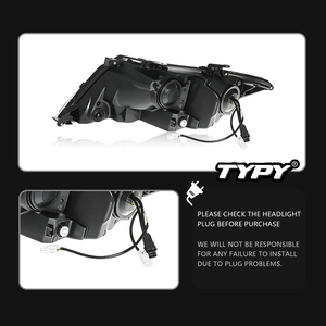 ชุดไฟหน้า TYPY สำหรับ Toyota Venza ปี 2009-2013 พร้อมเลนส์ LED และไฟวิ่งกลางวันแบบ Sequential Turn Signals - Product Image 4