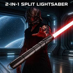 <span class=keywords><strong>Sabre</strong></span> laser Nexussabers Acolyte Qimir à double lame 2-en-1 en métal <span class=keywords><strong>Force</strong></span> <span class=keywords><strong>FX</strong></span> pour duels intensifs, épée de fabricant pour la vente au détail et le cosplay - Product Image 1