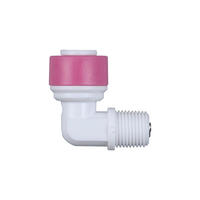 Séparateur en plastique à 2 voies raccord rapide raccord à pression robinet à bille clapet anti-retour purificateur d'eau raccord de filtre connecteur rapide