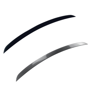 Jeep Grand Cherokee SRT 2012-2021 Rear Spoiler Piano <b>Black</b> Carbon Fiber Texture ABS Wing Shaped <b>Trunk</b> Deck - Product Image 1