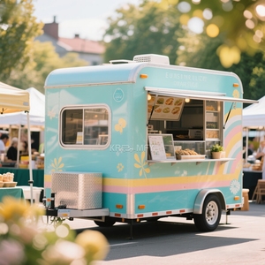 Camion de nourriture de type nouveau 2025 pour la vente de café de rue, la restauration de hamburgers, de frites, de glaces, de bus de restauration - Product Image 2