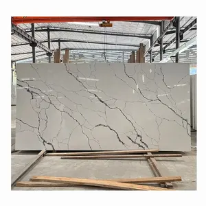 Vietnam Slab White Natural Countertops Gray Calcatta Bathroom Marbre Benchtop Quartz Kitchen Cabinet Stone